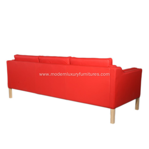 Modern Leather Sofa Mogensen 2213 3-Seater Sofa